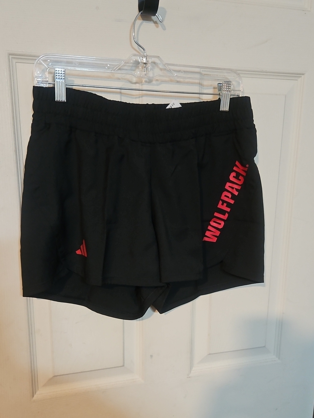 ADIDAS WOMENS D4T SHORT: North Carolina State Wolfpack: BLACK: NWT: SIZE S